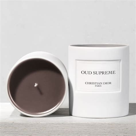 dior supreme oud|Oud Suprême Scented Candle: Luxury Perfume Home Fragrance .